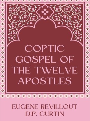 cover image of Coptic Gospel of the Twelve Apostles